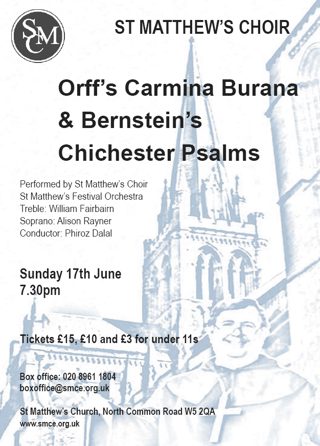 Bernstein Chichester Psalms & Orff Carmina Burana