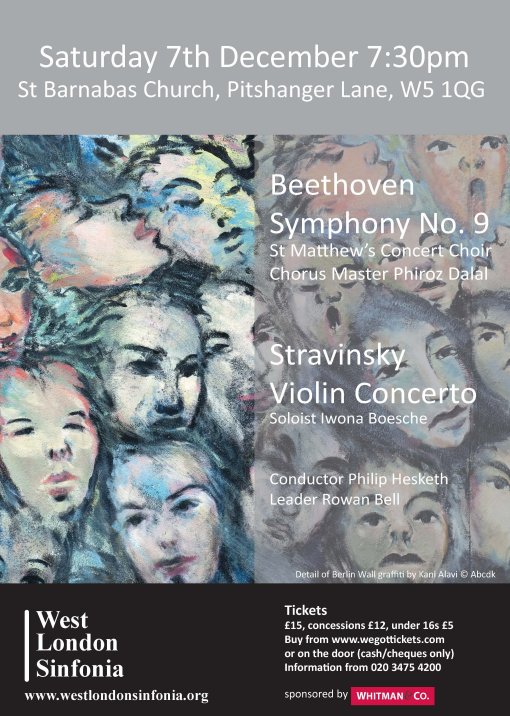 Beethoven Symphony No 9, Stravinsky Violin Concerto