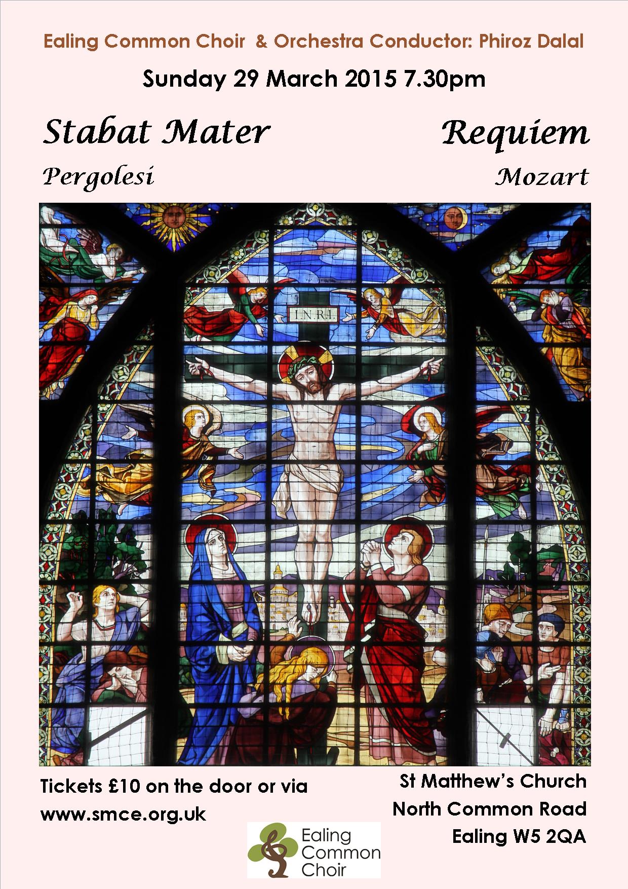 Pergolesi Stabat Mater, Mozart Requiem